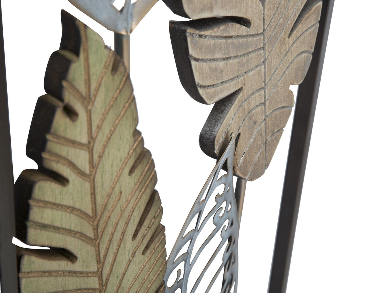 PANNELLO IN FERRO E LEGNO FOGLIE -B- FERRETTI
