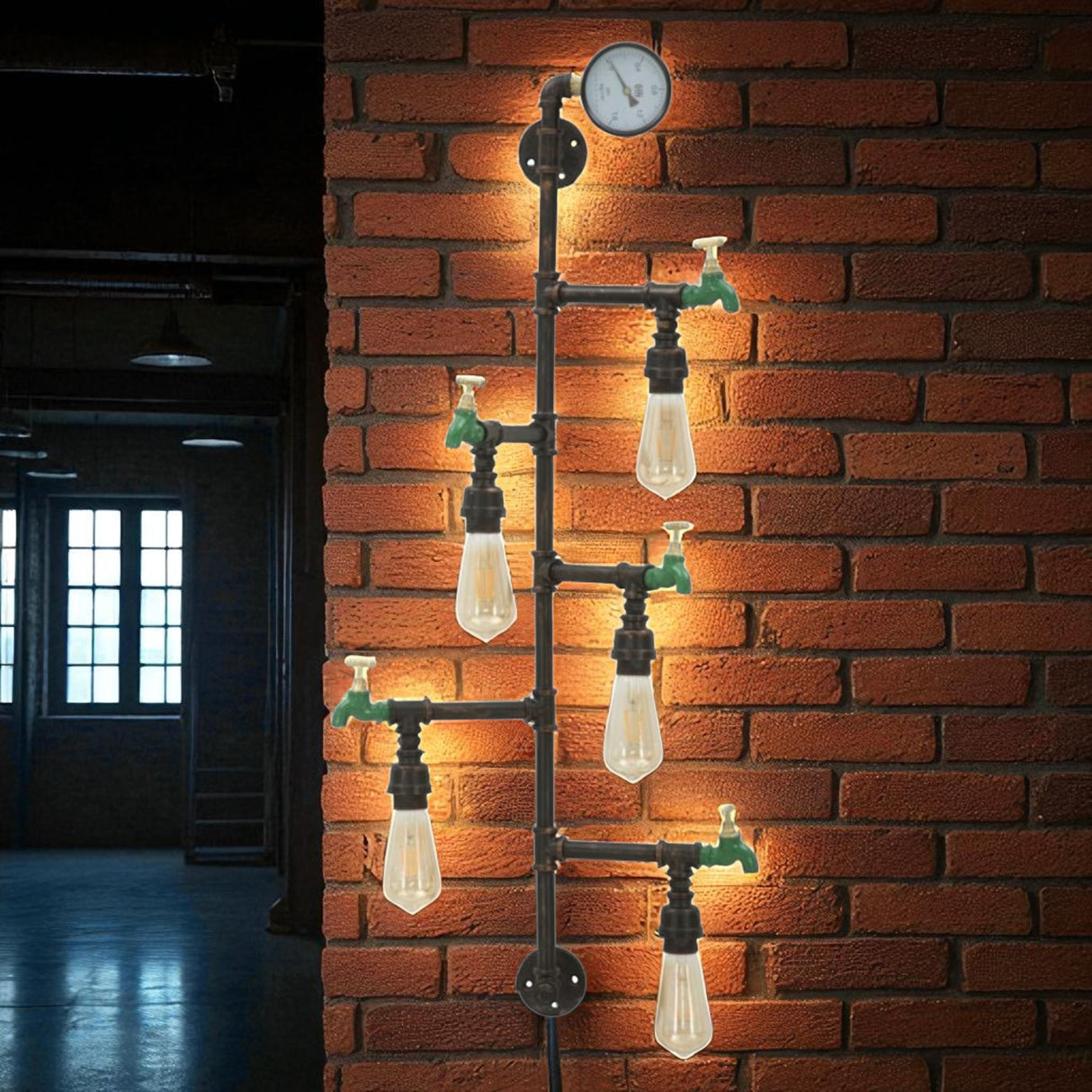 LAMPADA DA MURO MANHATTAN 5 LUCI - FERRETTI