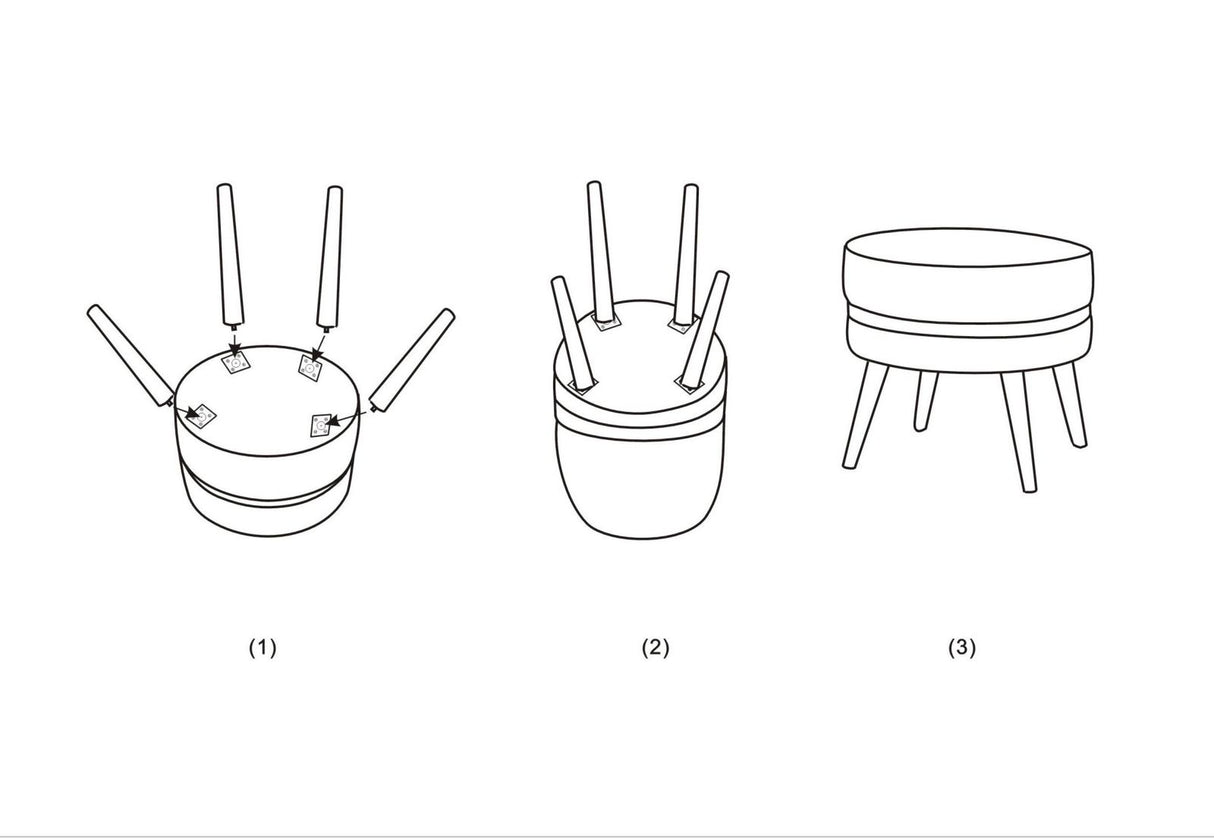 SGABELLO PARIS NERO - FERRETTI