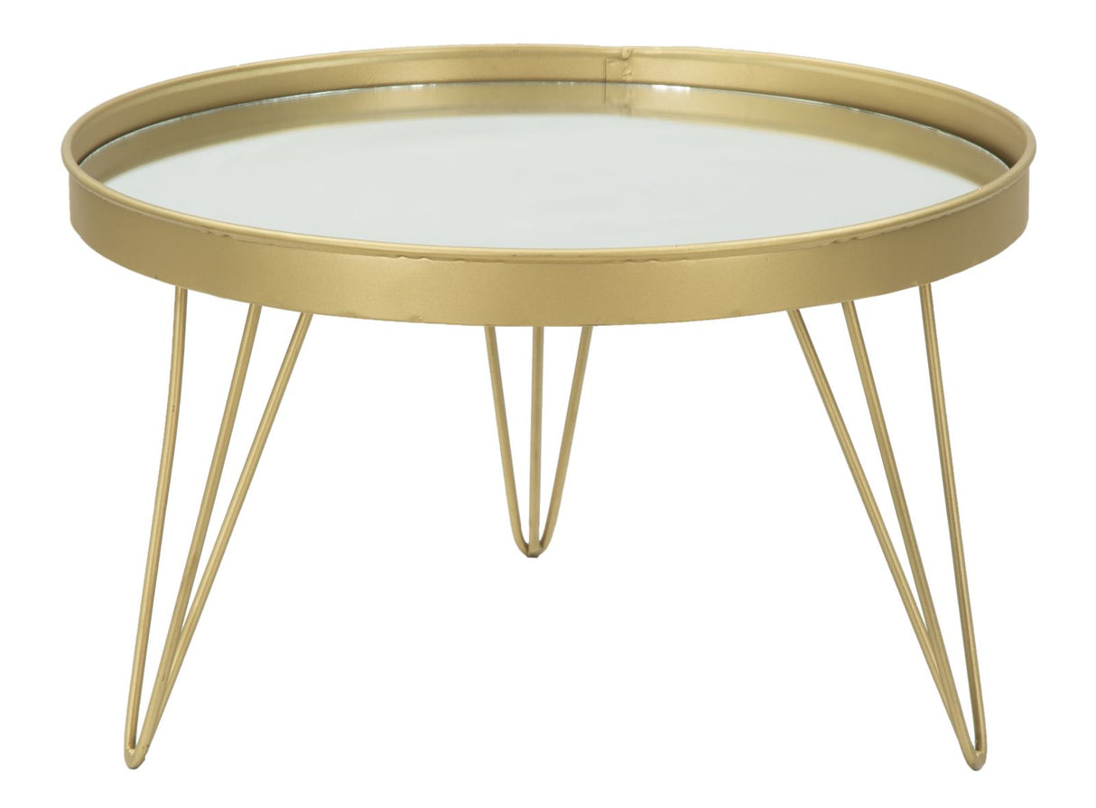 S/TASCHE GLAM GOLD/MIRROR CM Ø 36