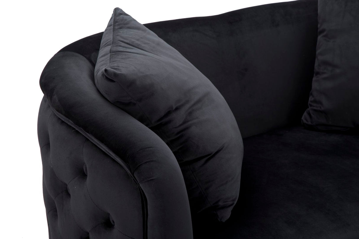 DIVANETTO BUCAREST NERO - FERRETTI