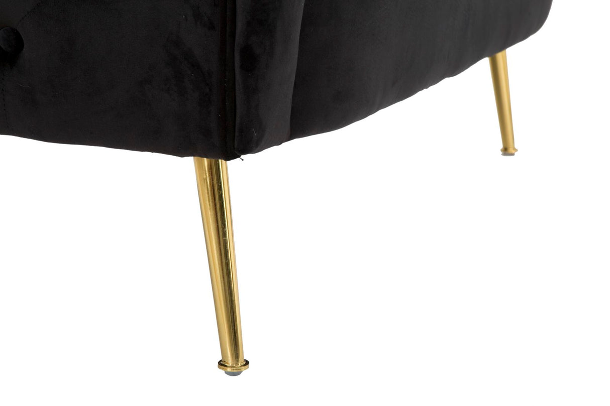 DIVANETTO BUCAREST NERO - FERRETTI