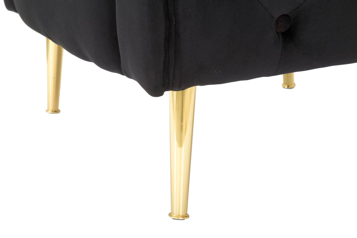 POLTRONA BUCAREST NERO - FERRETTI