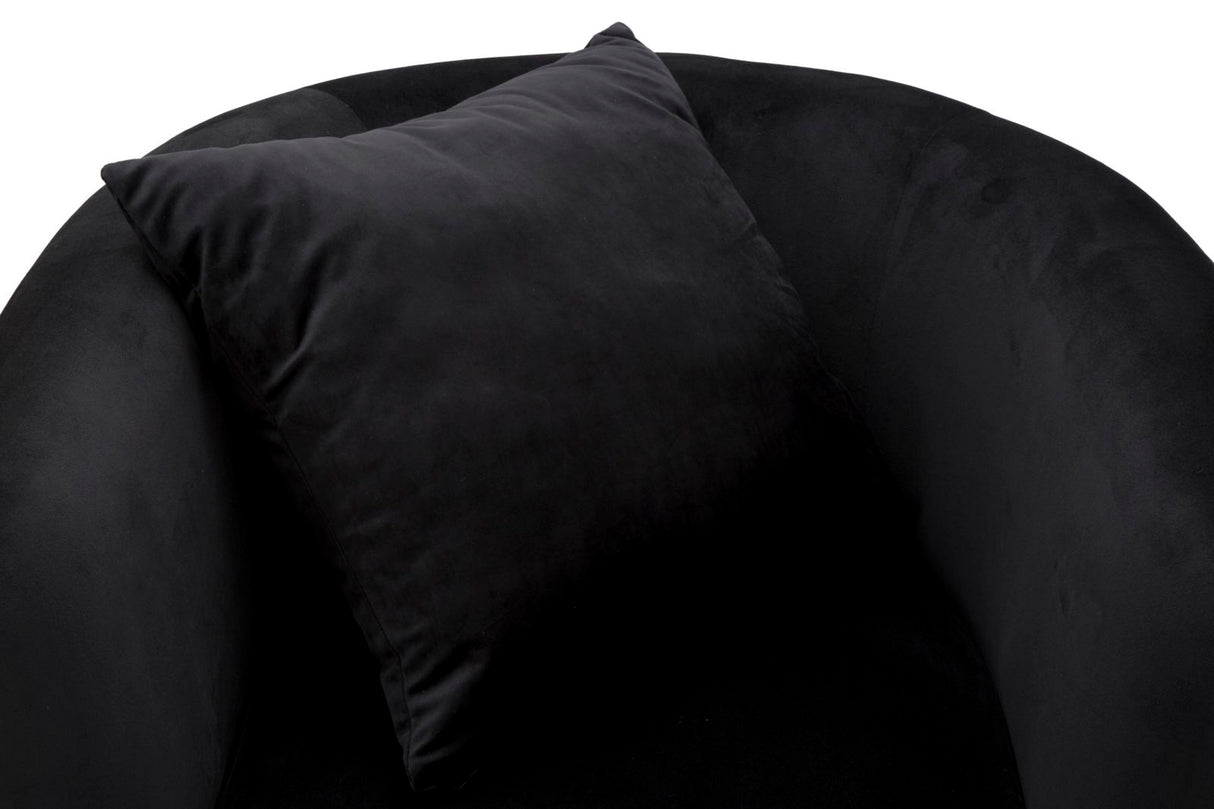 POLTRONA BUCAREST NERO - FERRETTI