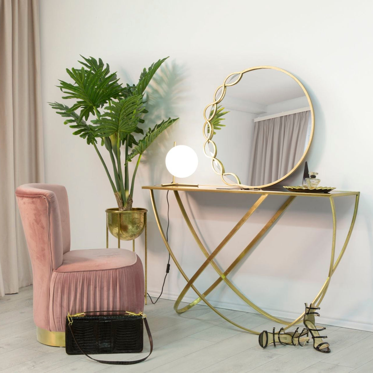 LAMPADA DA TAVOLO GLAMY LOW - FERRETTI