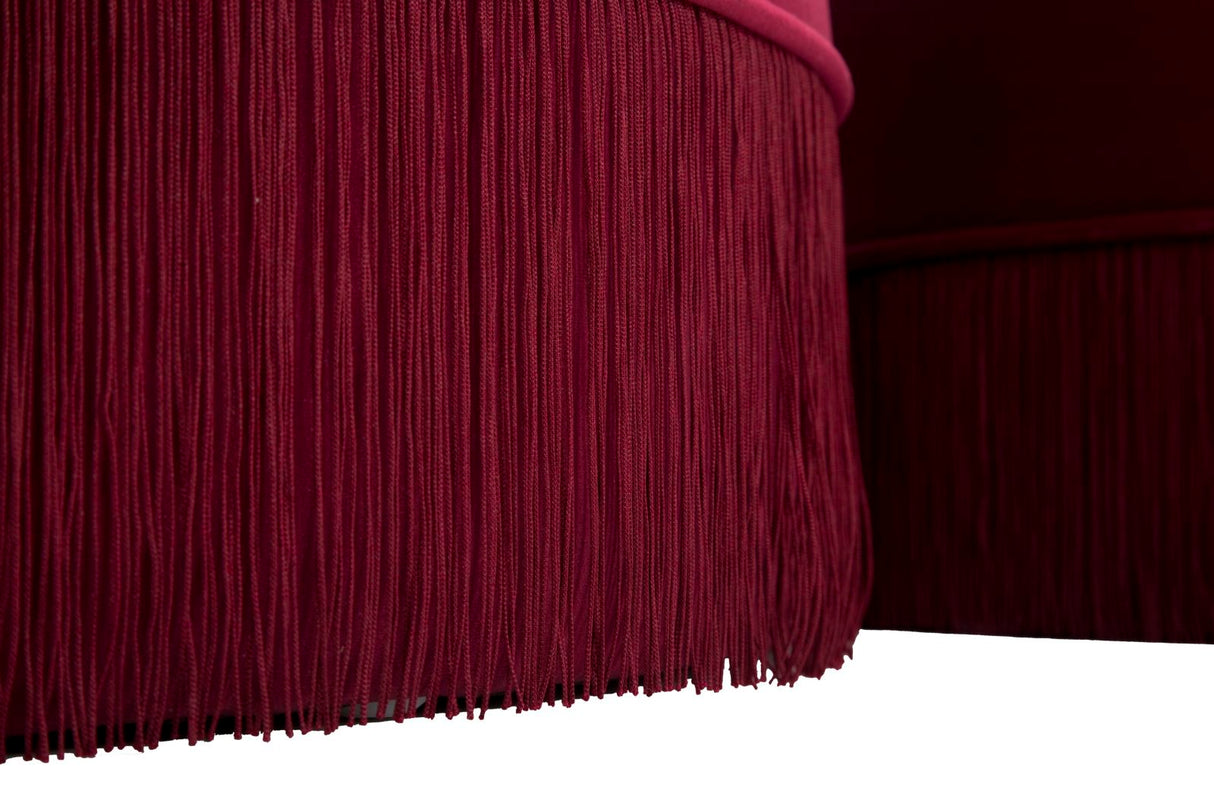 PUFF/CONTENITORE LINES NEW COPPIA BORDEAUX - FERRETTI