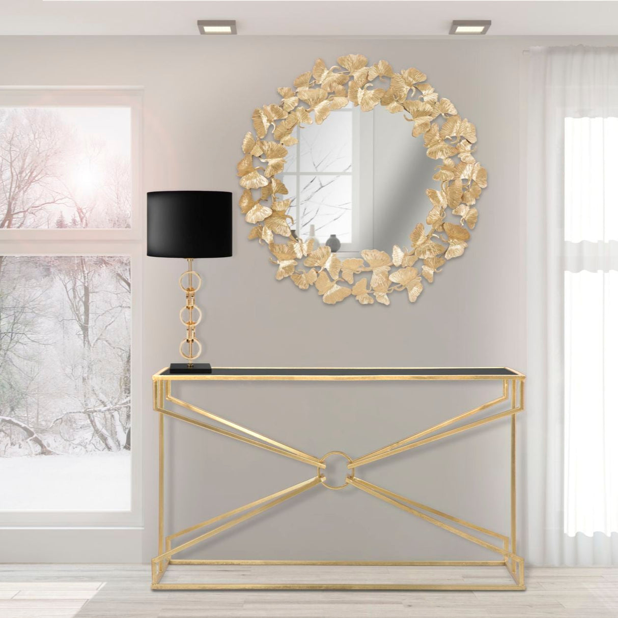 LAMPADA DA TAVOLO GLAM RINGS - FERRETTI