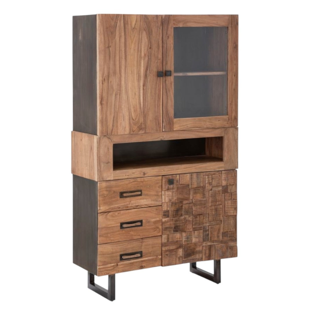 VETRINA MUMBAI (LEGNO DI ACACIA NILOTICA) - FERRETTI