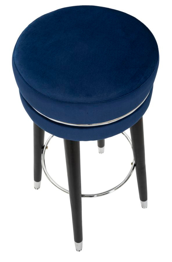 SGABELLO BAR PARIS BLU/SILVER - FERRETTI