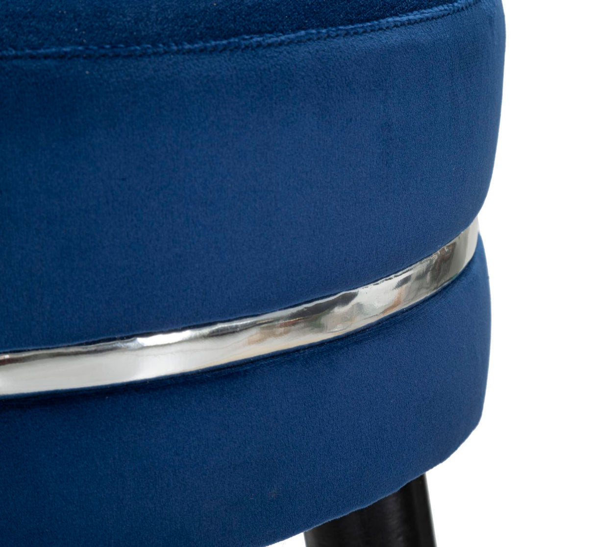 SGABELLO BAR PARIS BLU/SILVER - FERRETTI