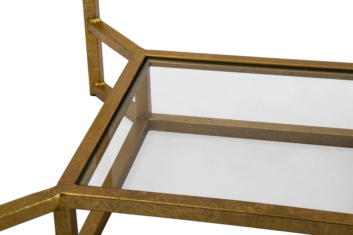 TAVOLINETTO DOUBLE MARBLE - FERRETTI
