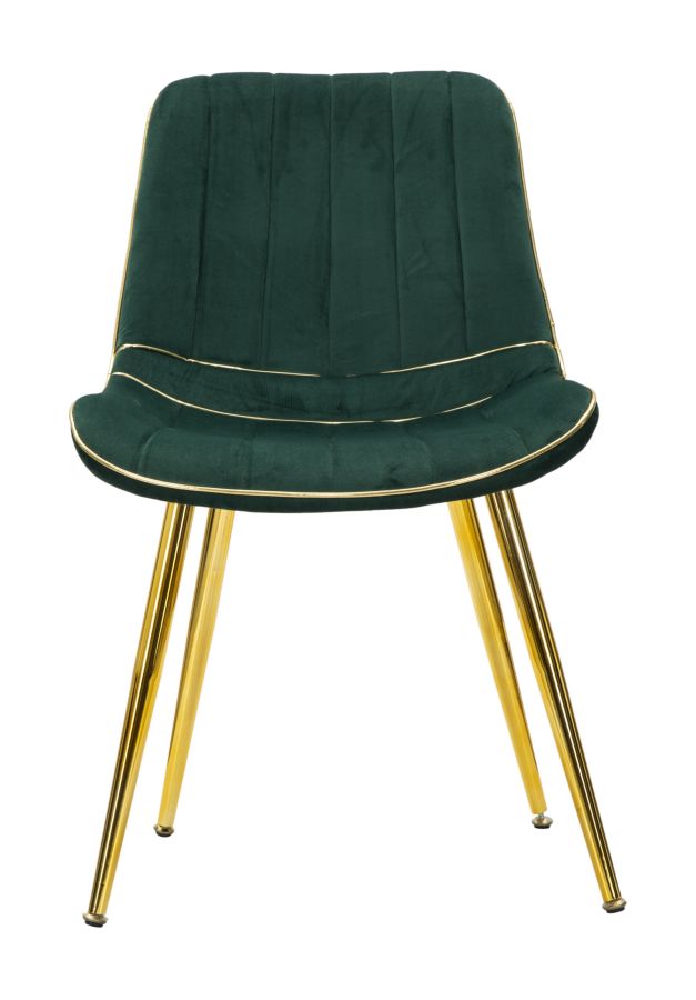 SEDIA PARIS VERDE/GOLD SET 2 PZ - FERRETTI