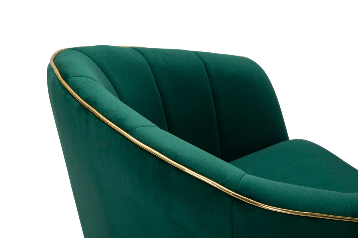 POLTRONA PARIS VERDE/GOLD - FERRETTI