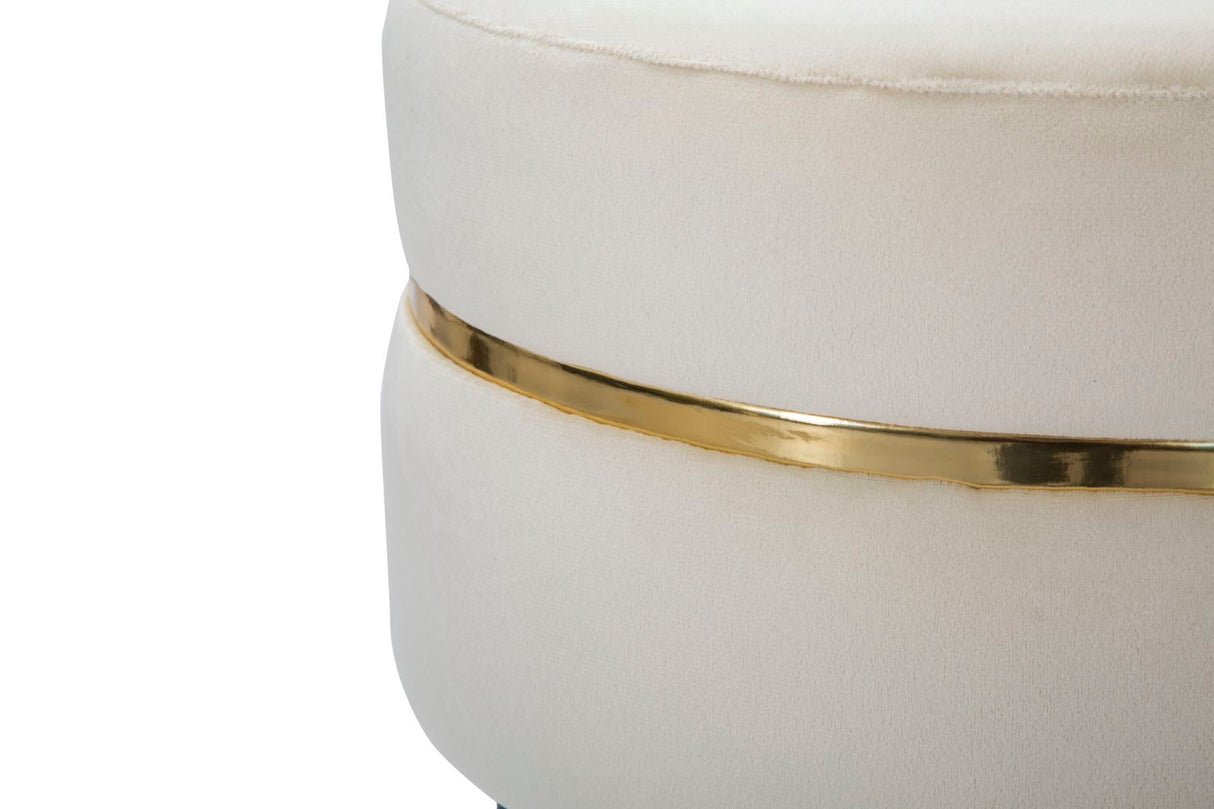 SGABELLO PARIS CREMA/GOLD - FERRETTI