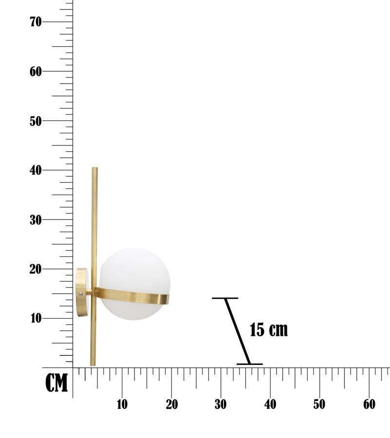 LAMPADA DA MURO GLAMY CIRCLE - FERRETTI