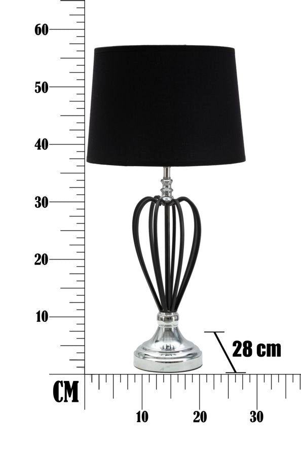 LAMPADA DA TAVOLO DARKY SILVER - FERRETTI