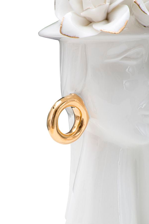 VASO WOMAN ELEGANT PORCELLANA - FERRETTI