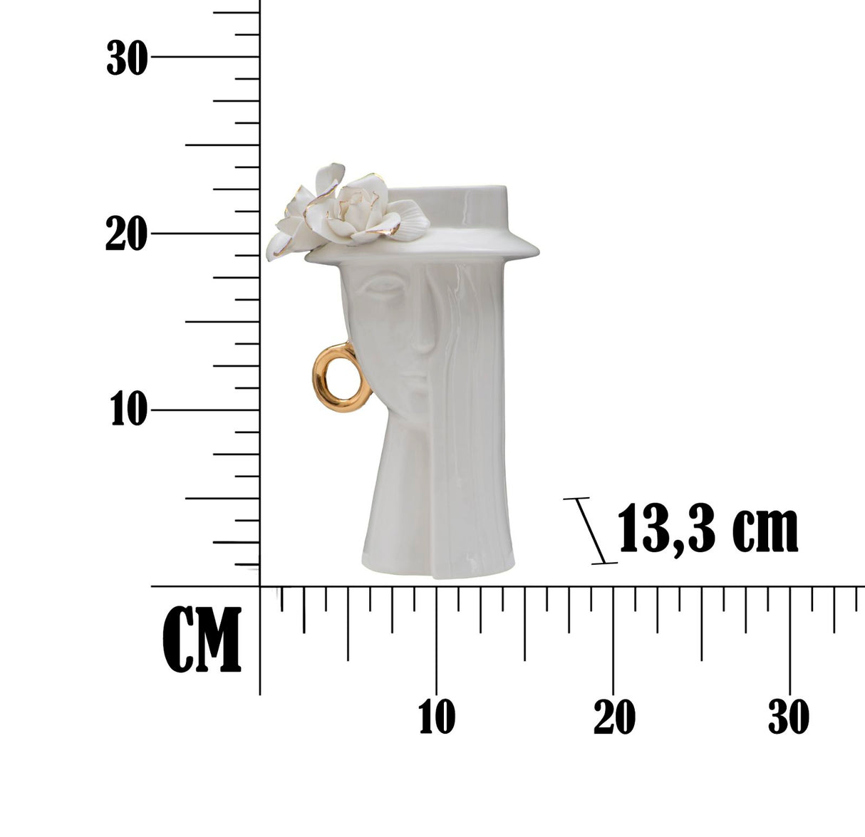 VASO WOMAN ELEGANT PORCELLANA - FERRETTI