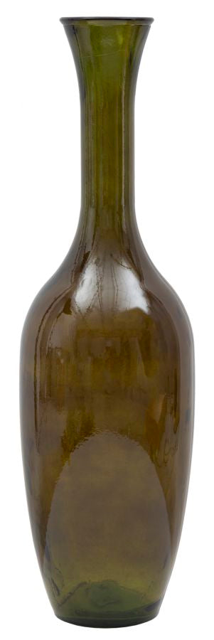 VASO JARRON VETRO RICICLATO GREEN CM Ø 30X100 (MADE IN SPAIN)