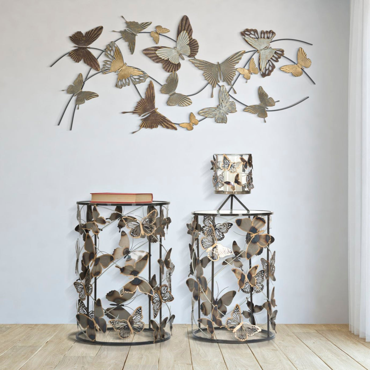 TAVOLINETTI FARFALLE COPPIA - FERRETTI
