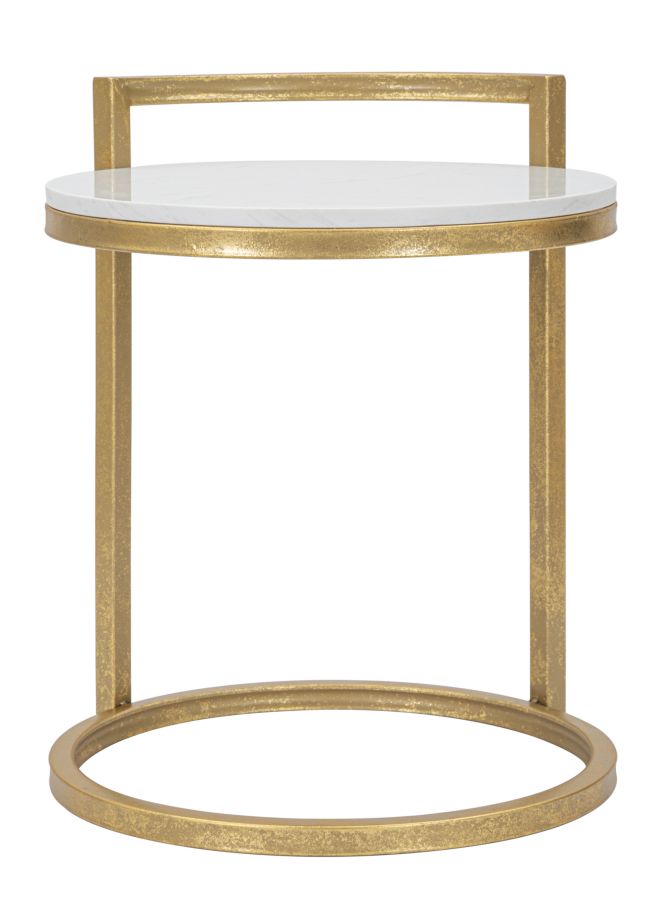 TAVOLINETTO ROUND MARBLE - FERRETTI