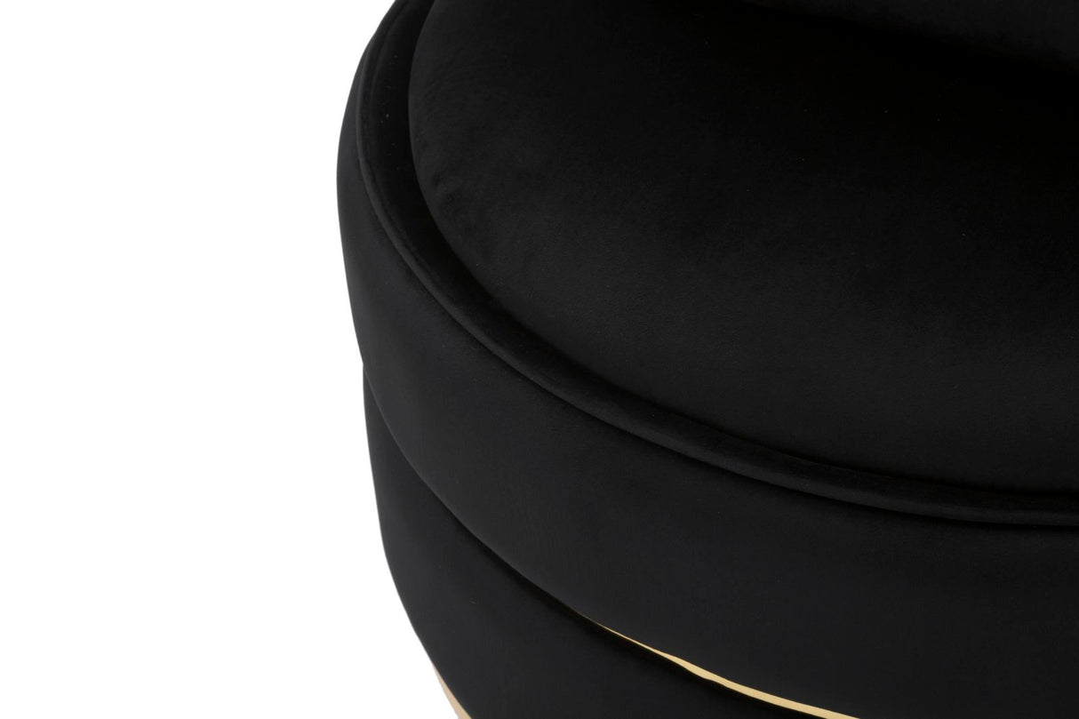 POLTRONA PARIS SPACE NERO/GOLD - FERRETTI