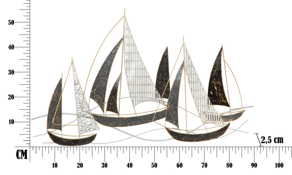 PANNELLO IN FERRO VELIERO - FERRETTI