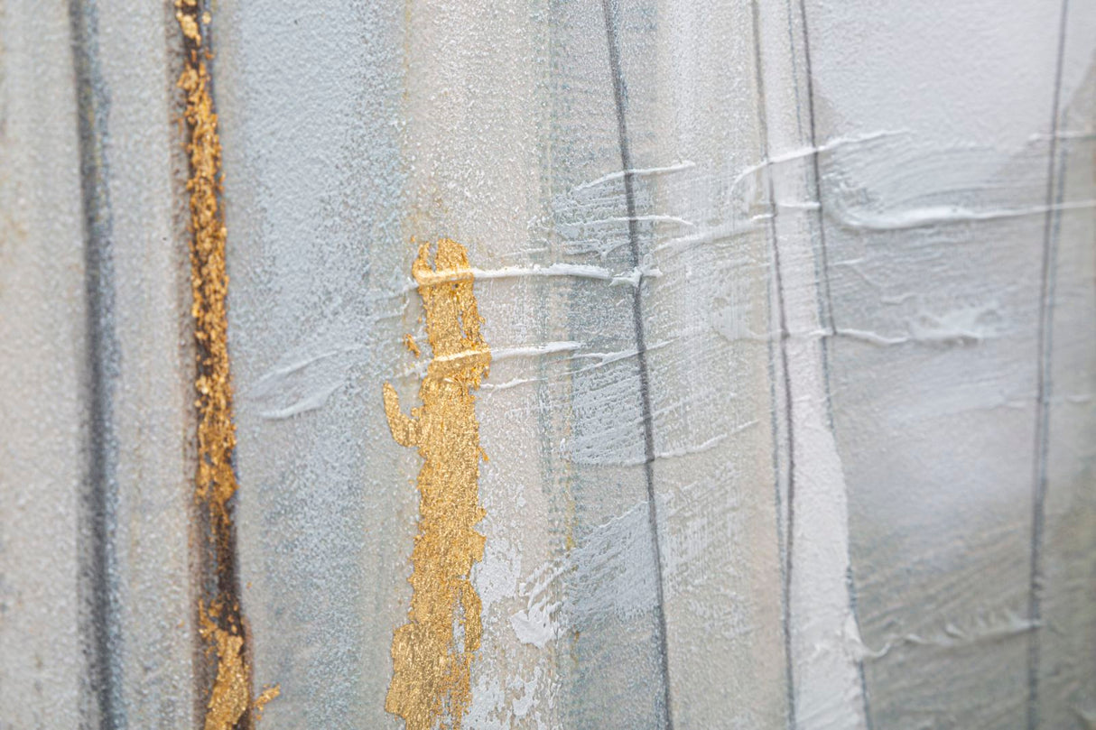 DIPINTO SU TELA GOLD BOAT - FERRETTI