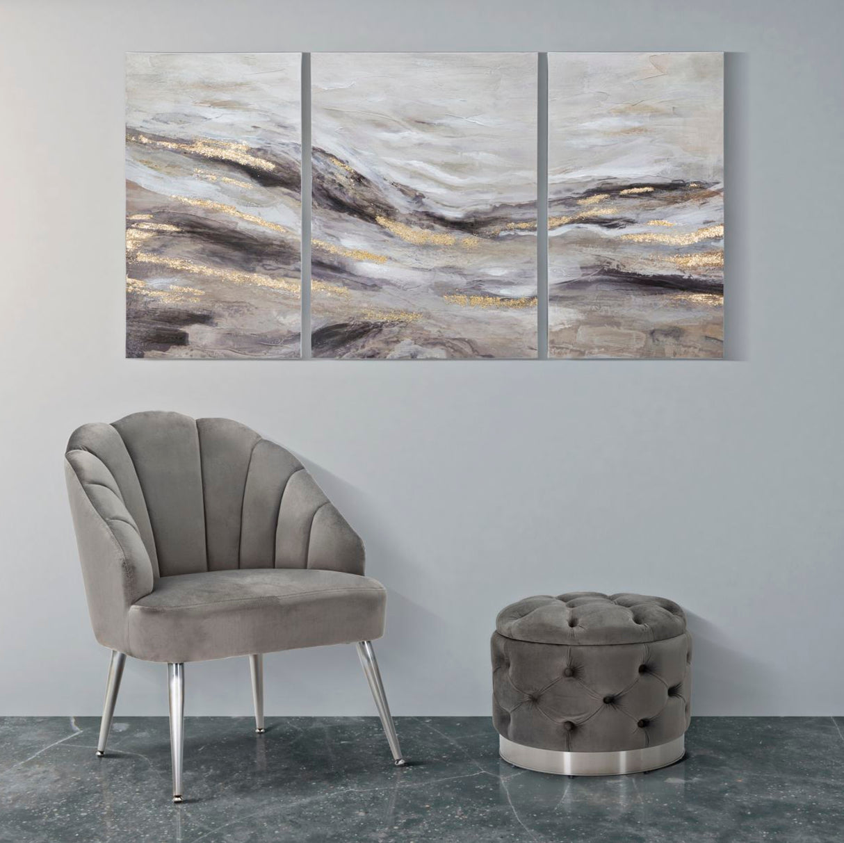 DIPINTO SU TELA MONTY SET 3 PZ - FERRETTI