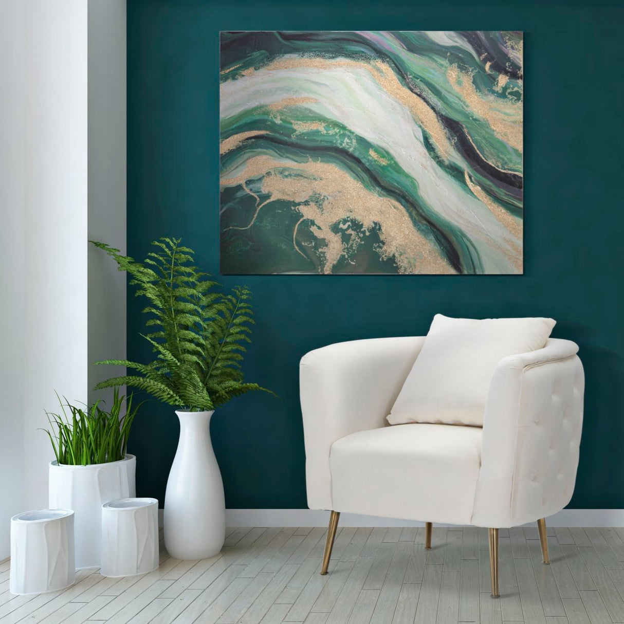 POLTRONA BUCAREST CREMA - FERRETTI