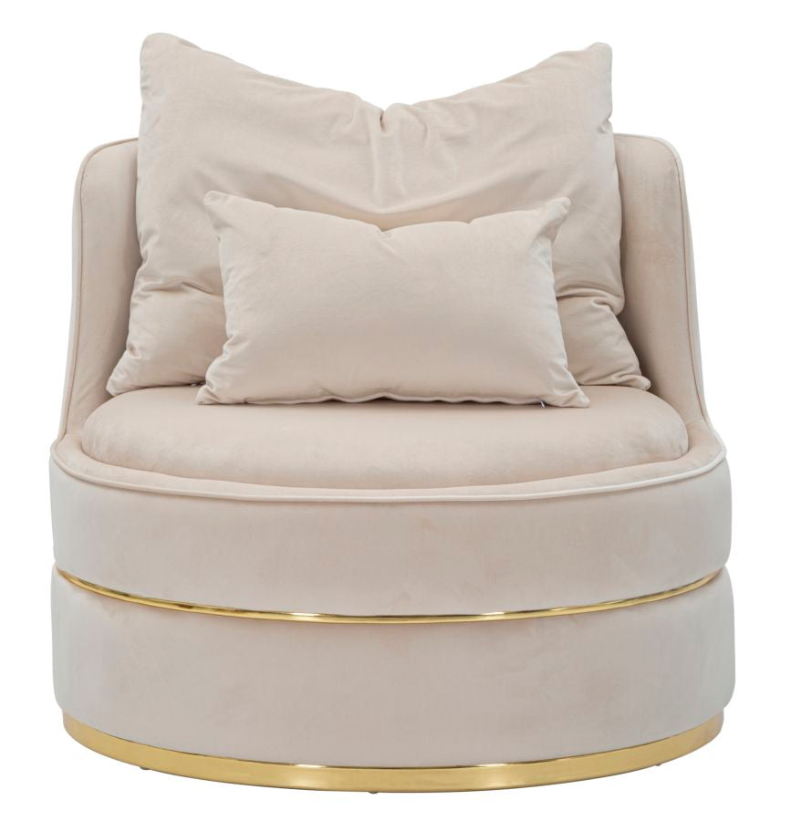 POLTRONA PARIS SPACE CREMA/GOLD - FERRETTI