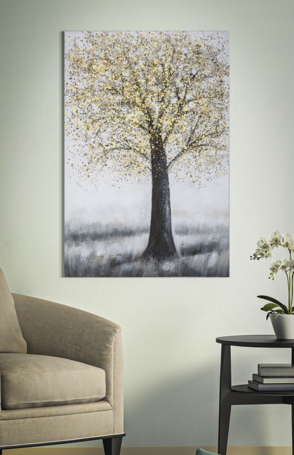 DIPINTO SU TELA TREE SIMPLE -A- FERRETTI