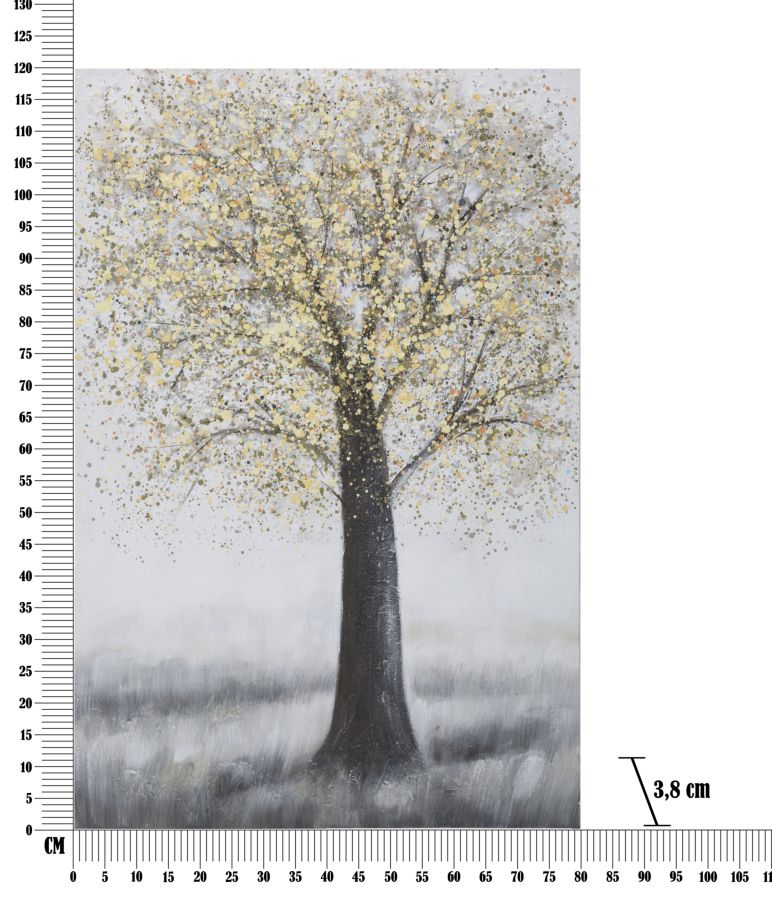 DIPINTO SU TELA TREE SIMPLE -A- FERRETTI