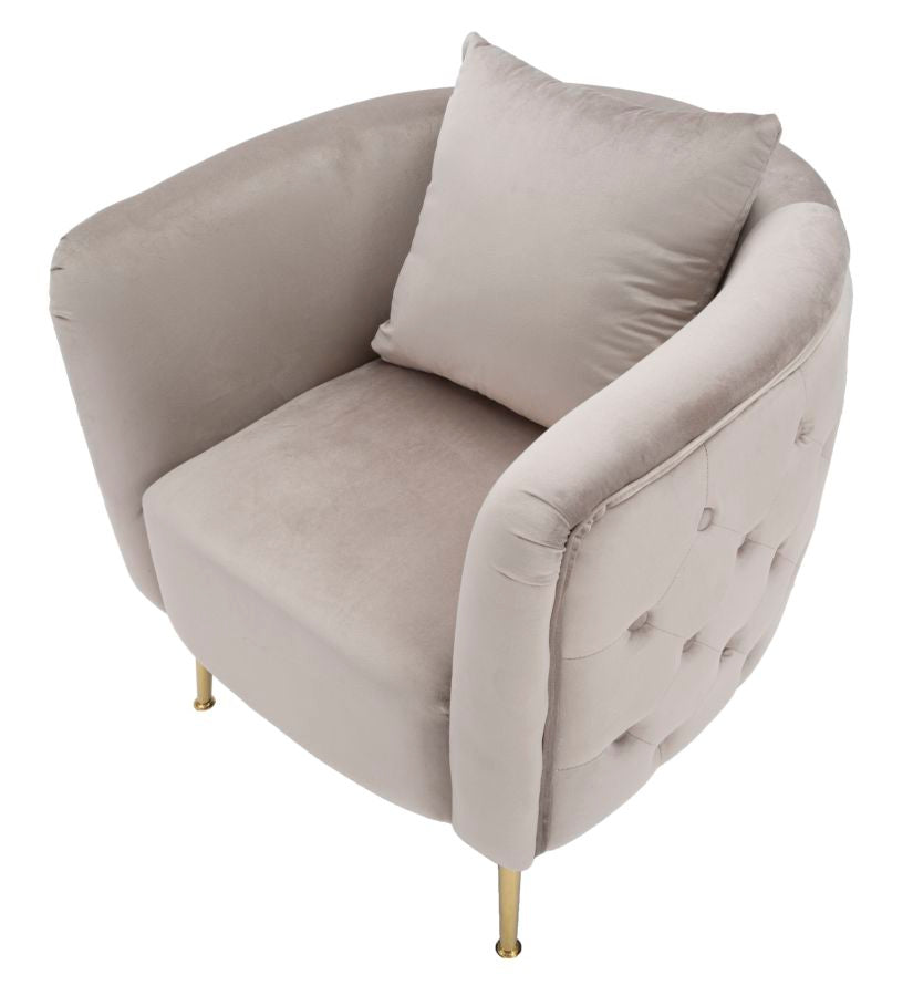 POLTRONA BUCAREST GRIGIA - FERRETTI