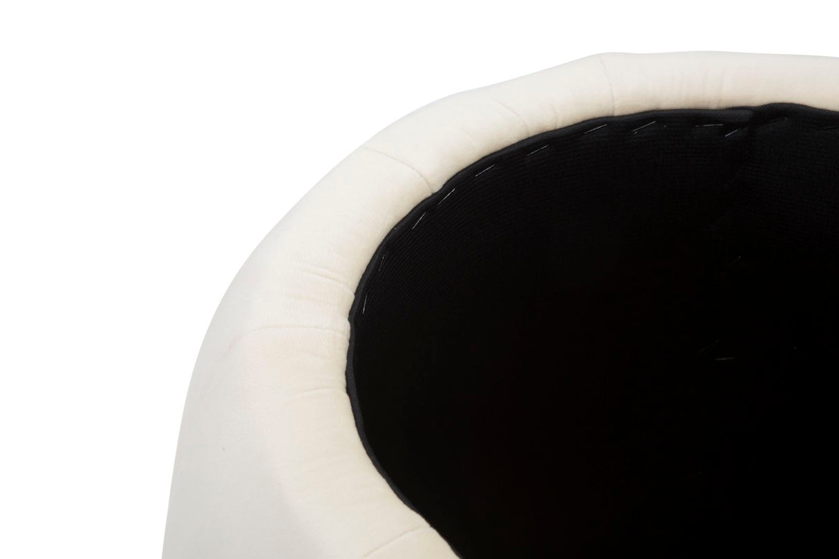 PUFF/CONTENITORE PARIS CREMA/GOLD - FERRETTI