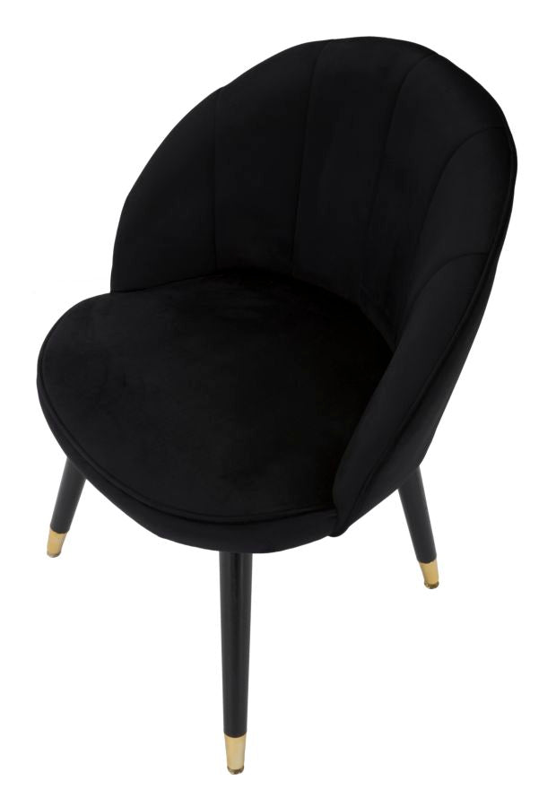 SEDIA LOTY NERA - FERRETTI