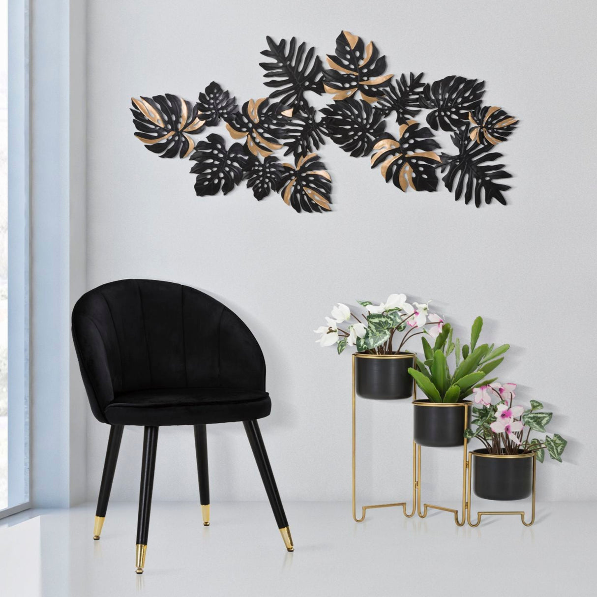 SEDIA LOTY NERA - FERRETTI