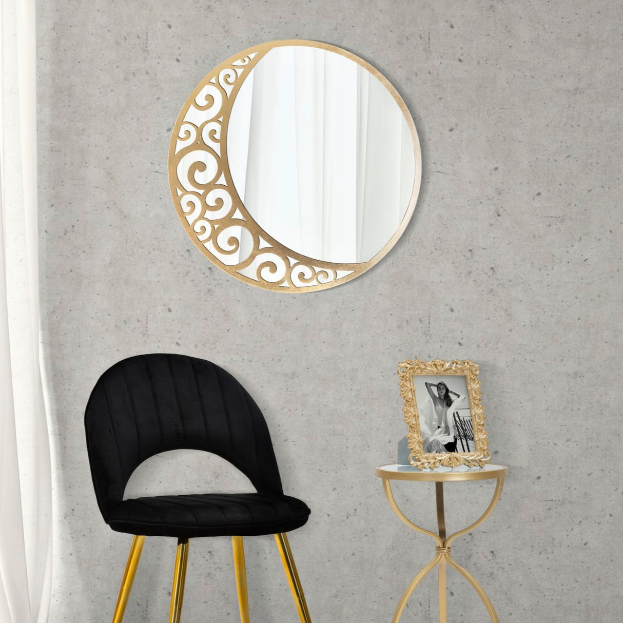 SPECCHIO LUNA ASTRATTA - FERRETTI