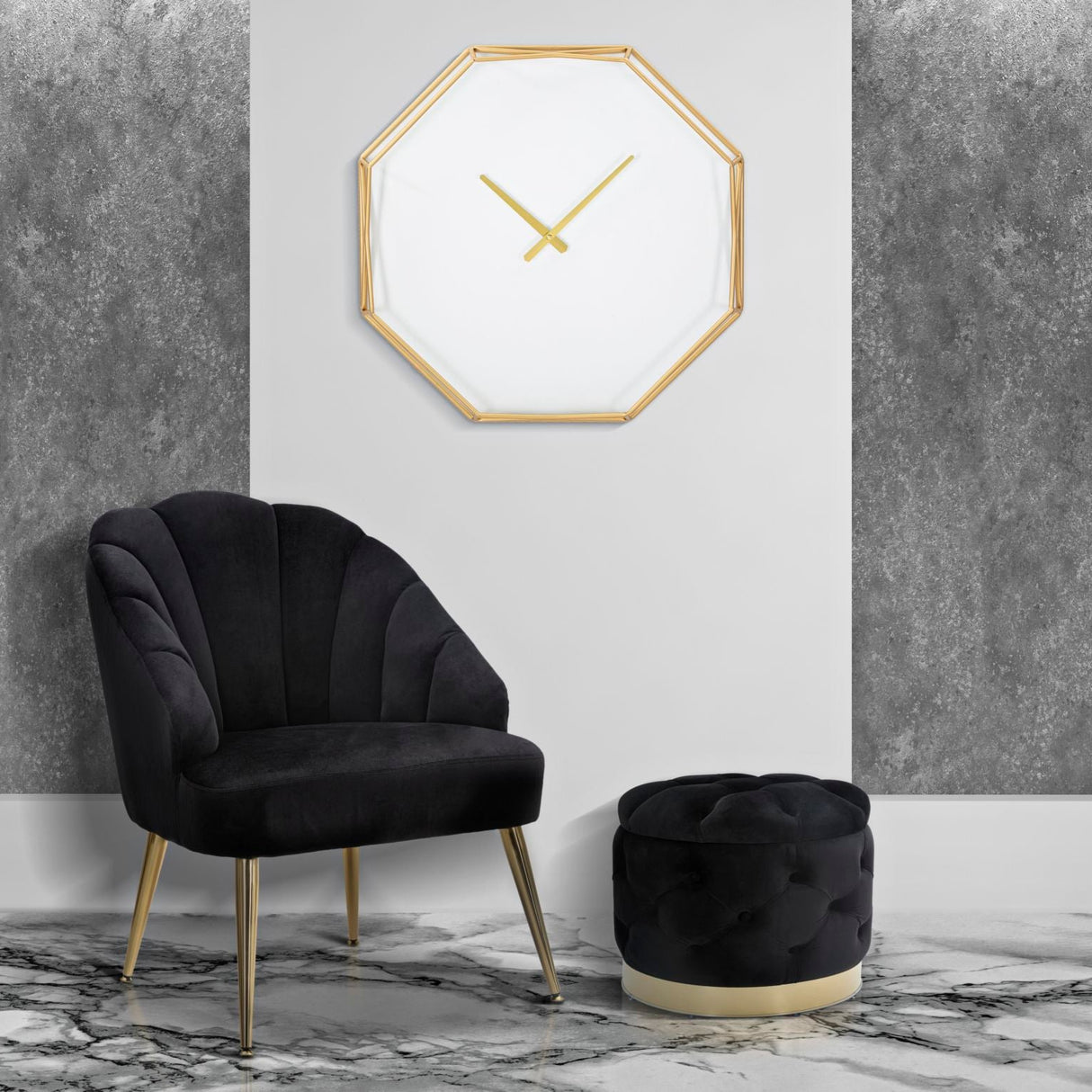 OROLOGIO DA MURO GOLDY OCTAGONAL - FERRETTI