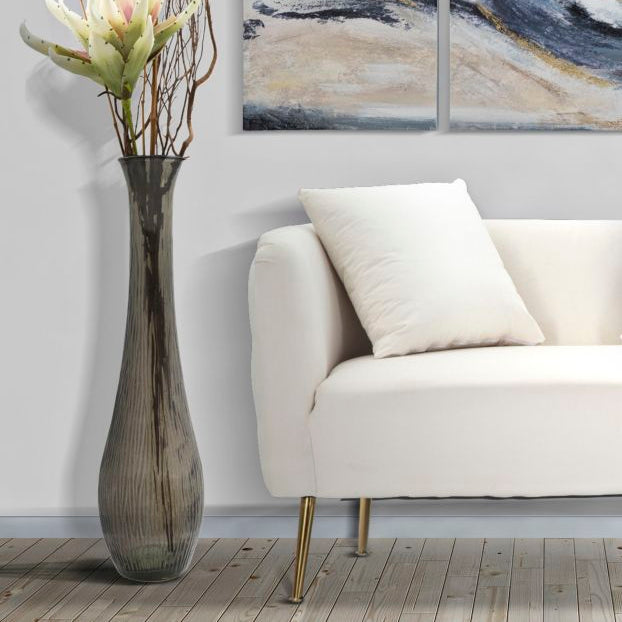 VASO JARRON ARABE VETRO RICICLATO BROWN (MADE IN SPAIN) - FERRETTI