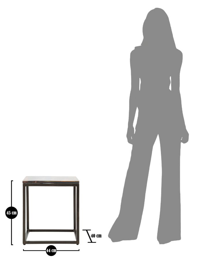 TAVOLO DA CAFFE' MUSTANG QUADRATO - FERRETTI