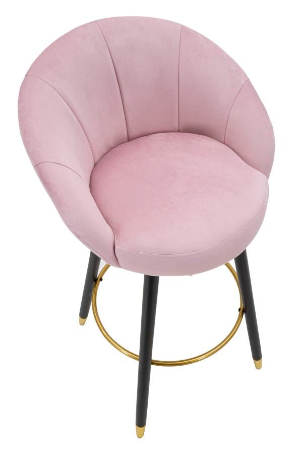 SGABELLO BAR PRAGUE ROSA - FERRETTI