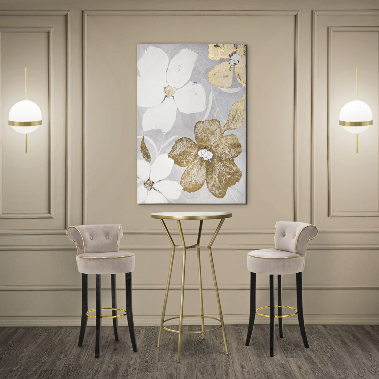 STAMPA DIPINTA FLOWERY - FERRETTI