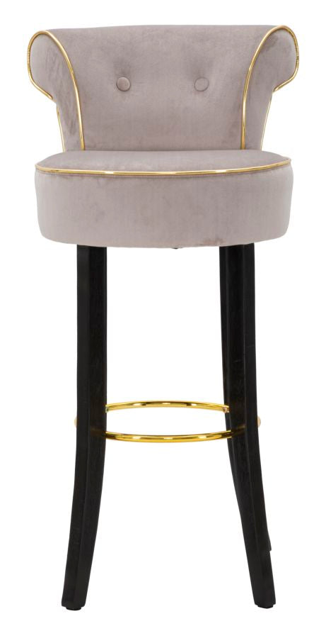 SGABELLO BAR LUXY GRIGIO - FERRETTI
