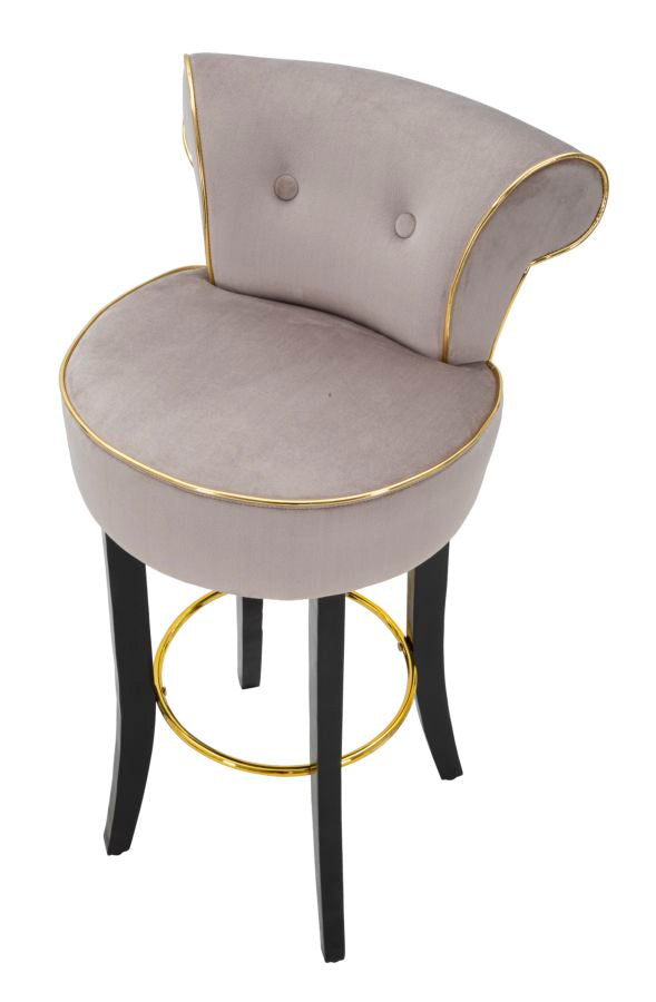 SGABELLO BAR LUXY GRIGIO - FERRETTI