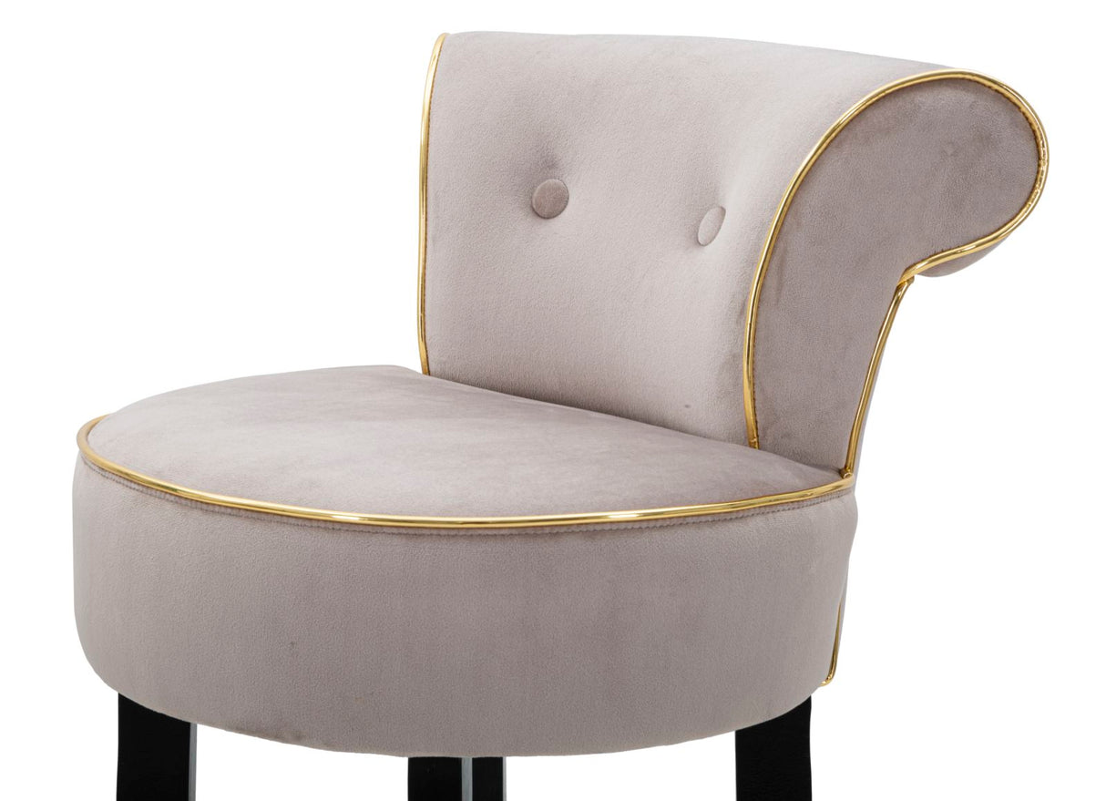 SGABELLO BAR LUXY GRIGIO - FERRETTI