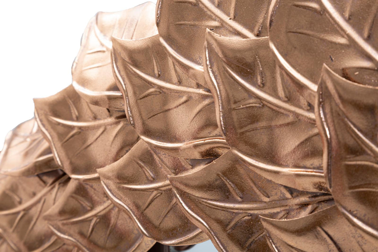 SPECCHIO DA MURO GLAM PETAL RAME - FERRETTI