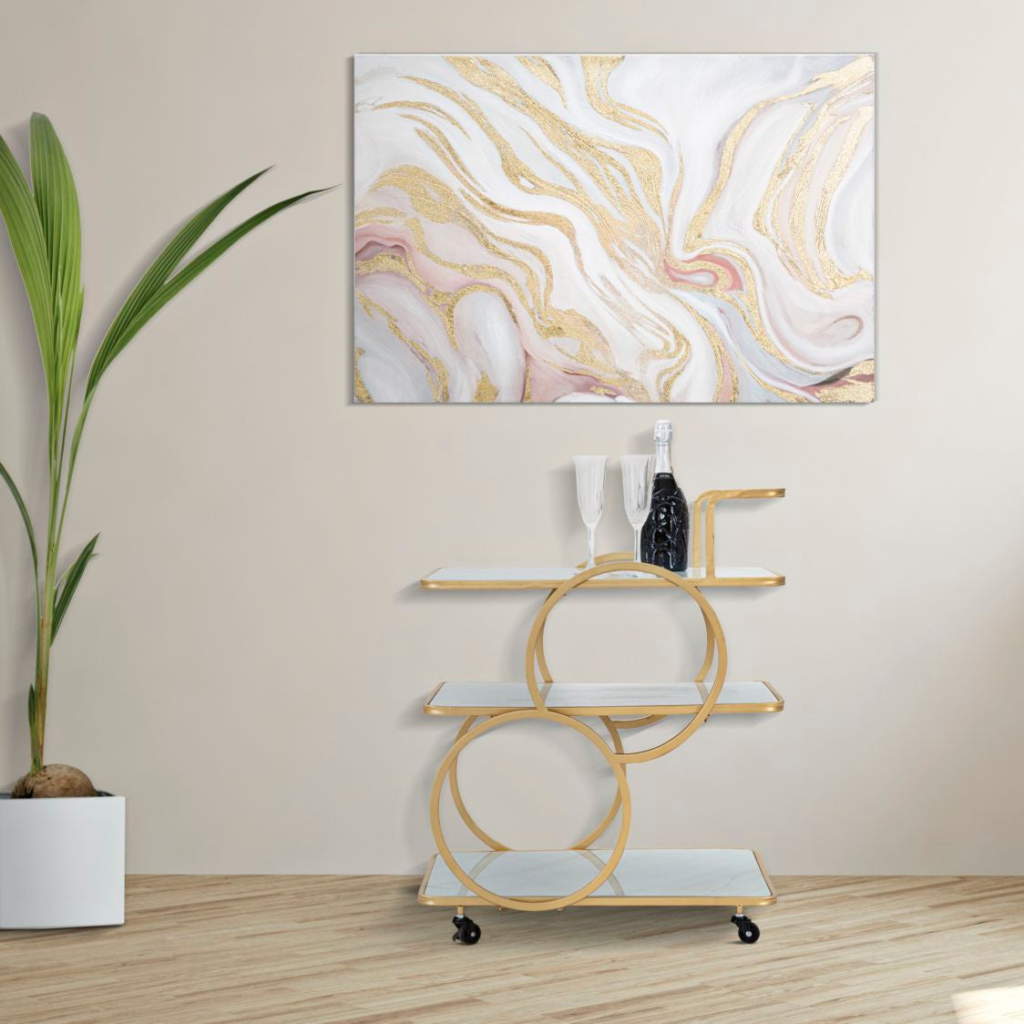 CARRELLO MARBLE GLASS - FERRETTI