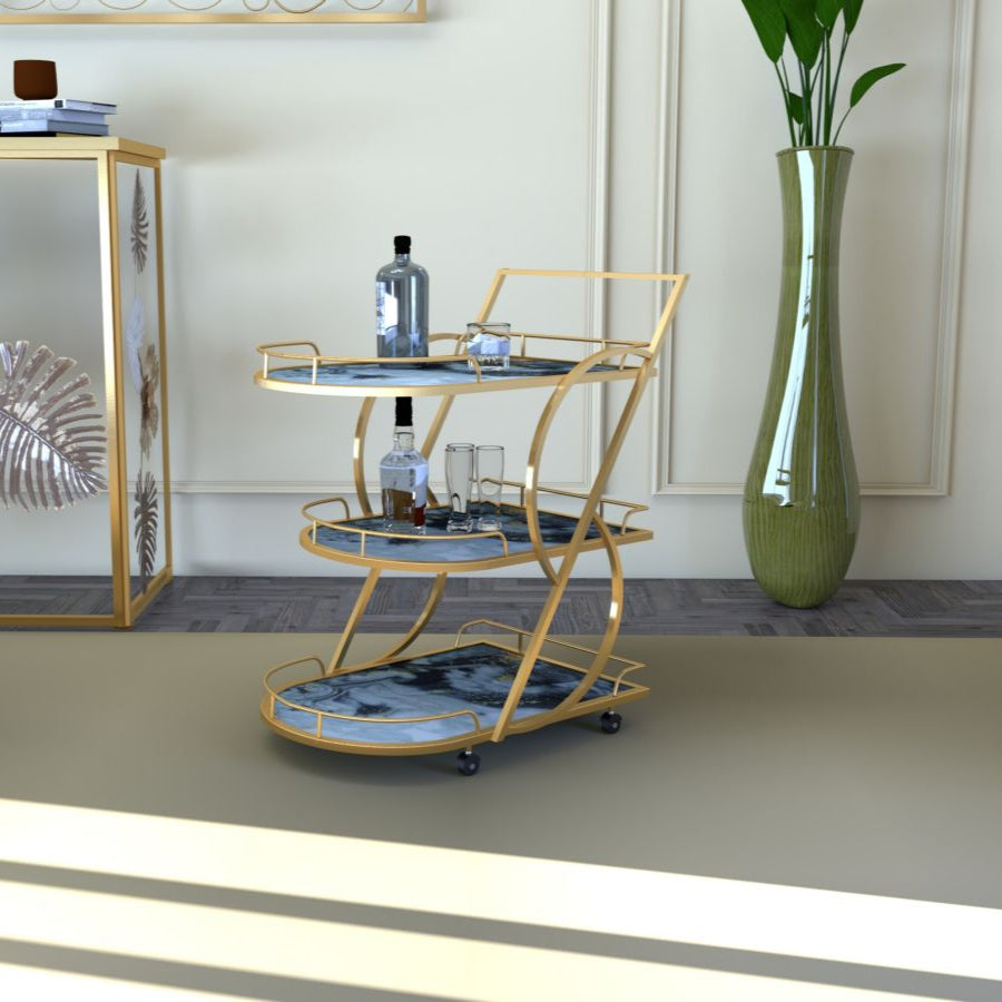 CARRELLO MARBLE GLASS MIX - FERRETTI