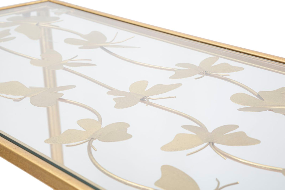 CONSOLE BUTTERFLIES GLASS - FERRETTI